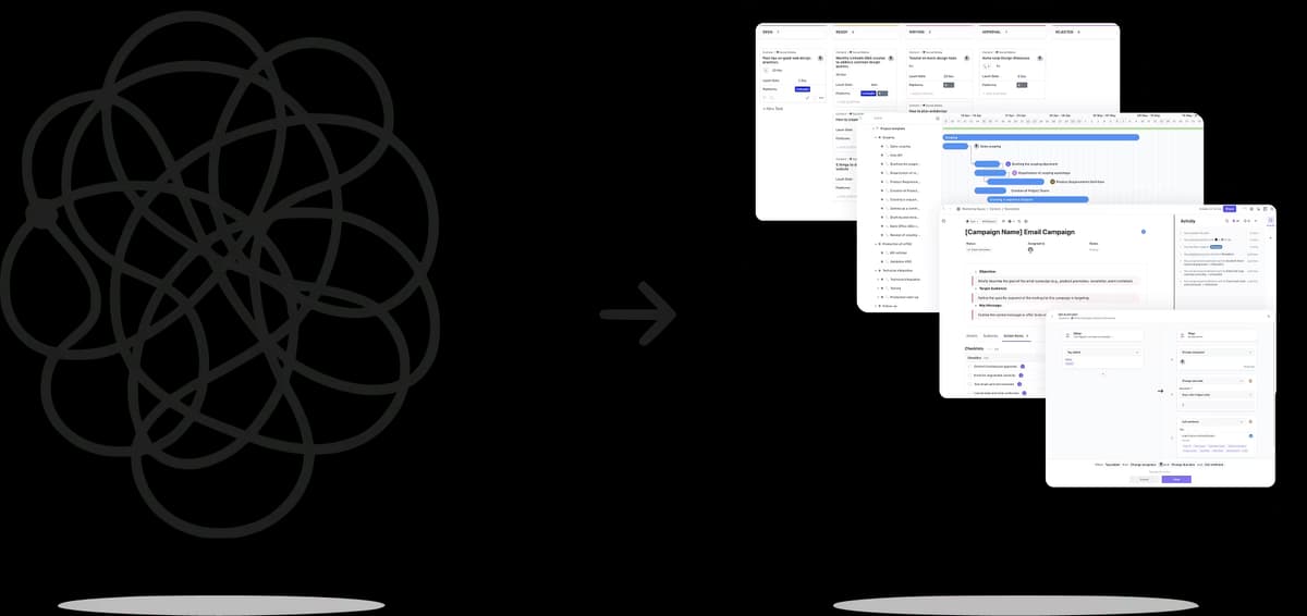 Before and after transformation with ClickUp optimization