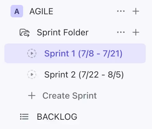 Sprint Naming Convention