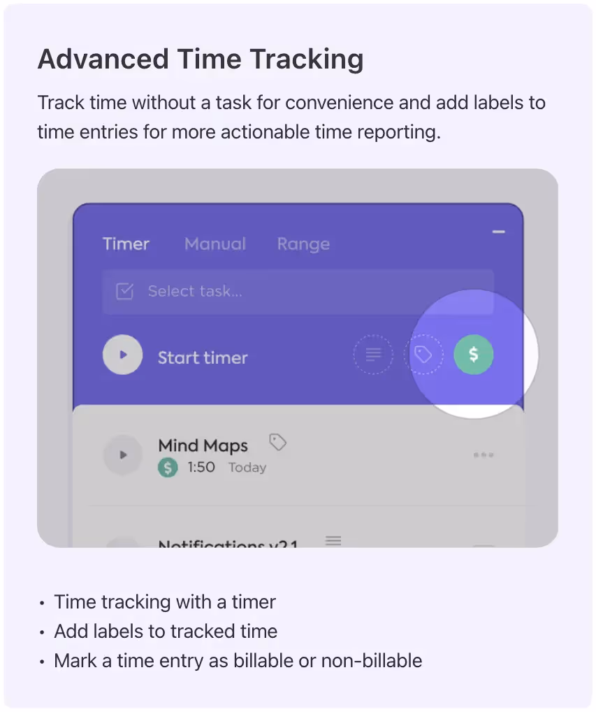 Advanced Time Tracking in ClickUp