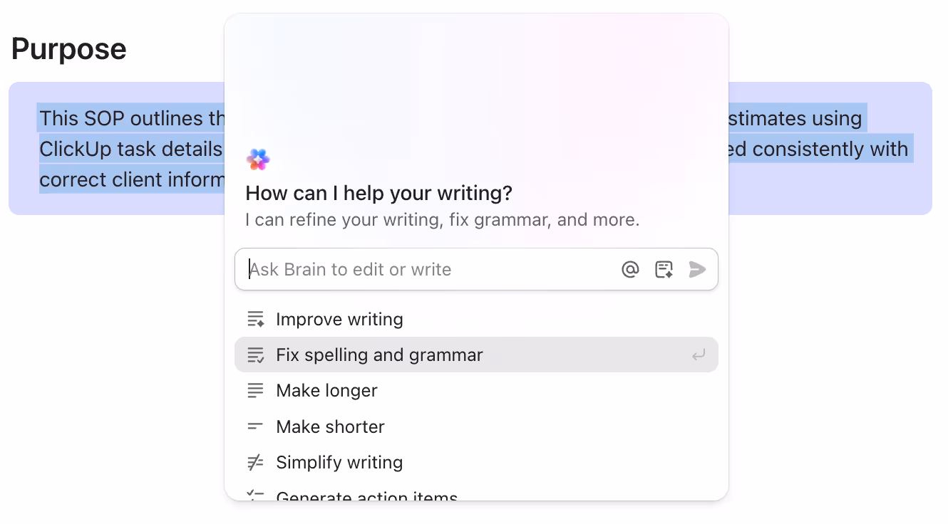 Choose how to use the generated content