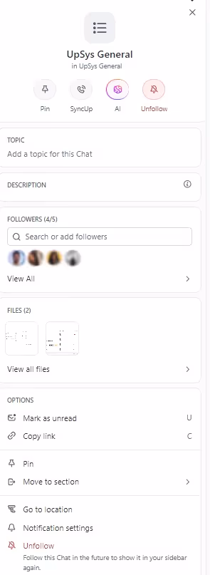 Team Profiles Sidebar
