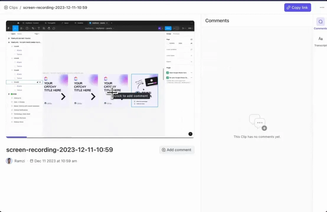 Add Comments Directly on Videos