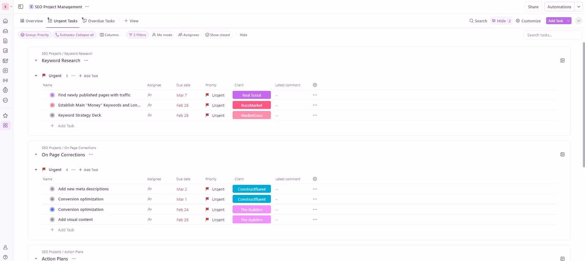 ClickUp's User Friendly Interface