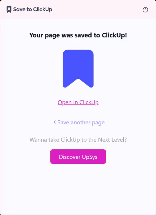 Direct Link to your ClickUp