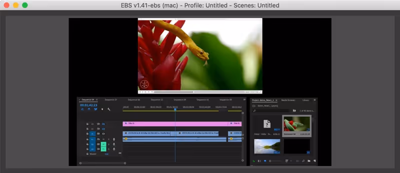 Montage vidéo sur Evercast