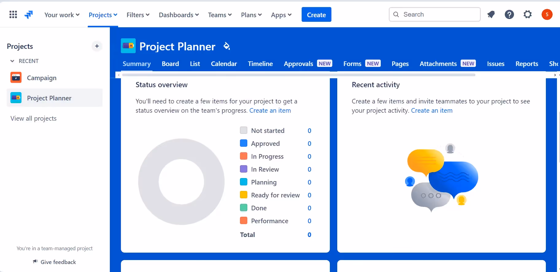 Jira User Interface