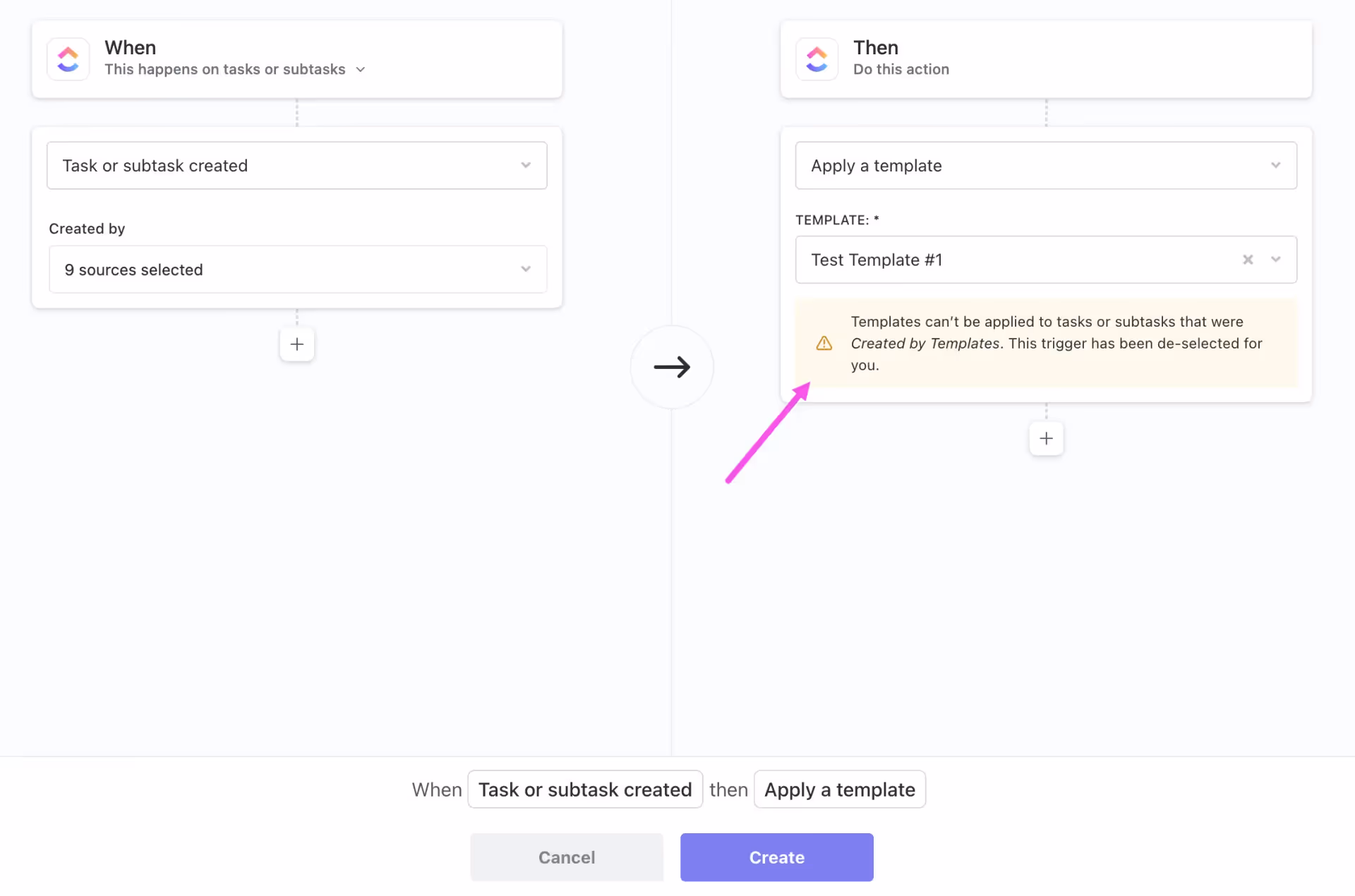 You can use templates triggered by automations instead of recurring tasks.